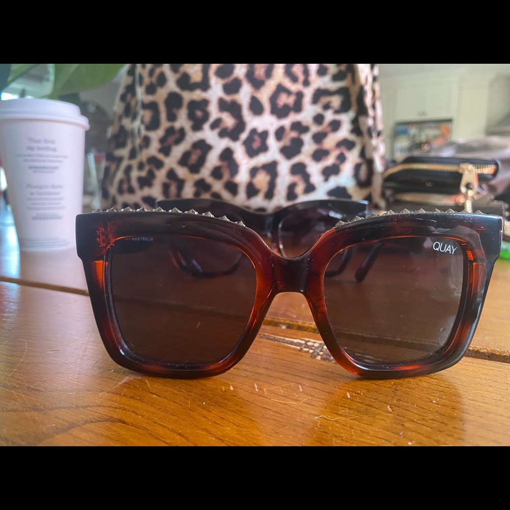 Quay Icy Studded Sunglasses